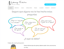 Tablet Screenshot of liderazgoevolutivo.com